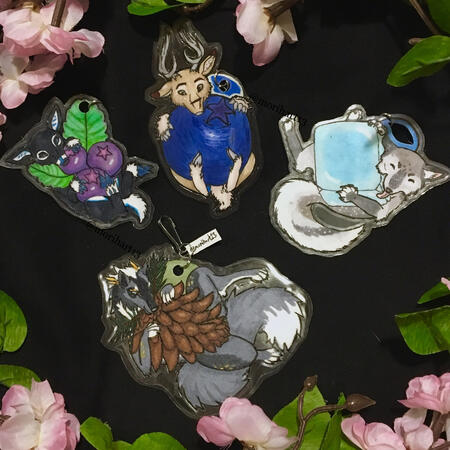 Keychains Hazen, Sitka, Cedrus, Cassiopeia